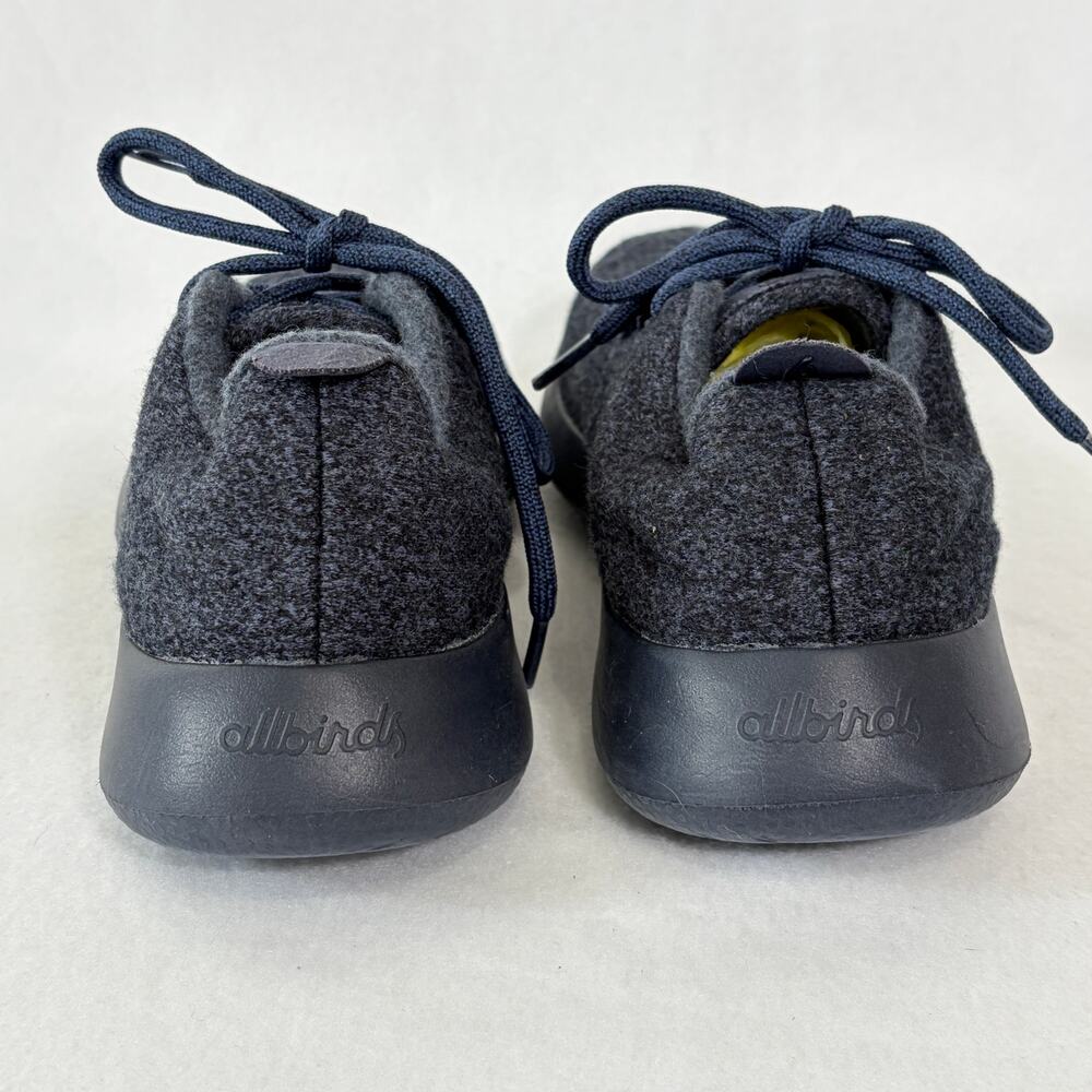 Allbirds Sneakers Womens 8 Navy Blue Wool Low Top Comfort Trainer Athletic Shoes - Picture 3 of 10